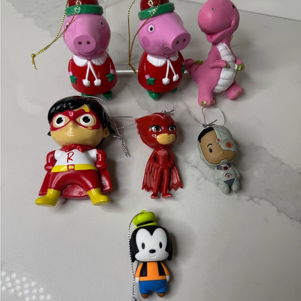 Peppa Pig Decoupage Ornament Set of 2 And More